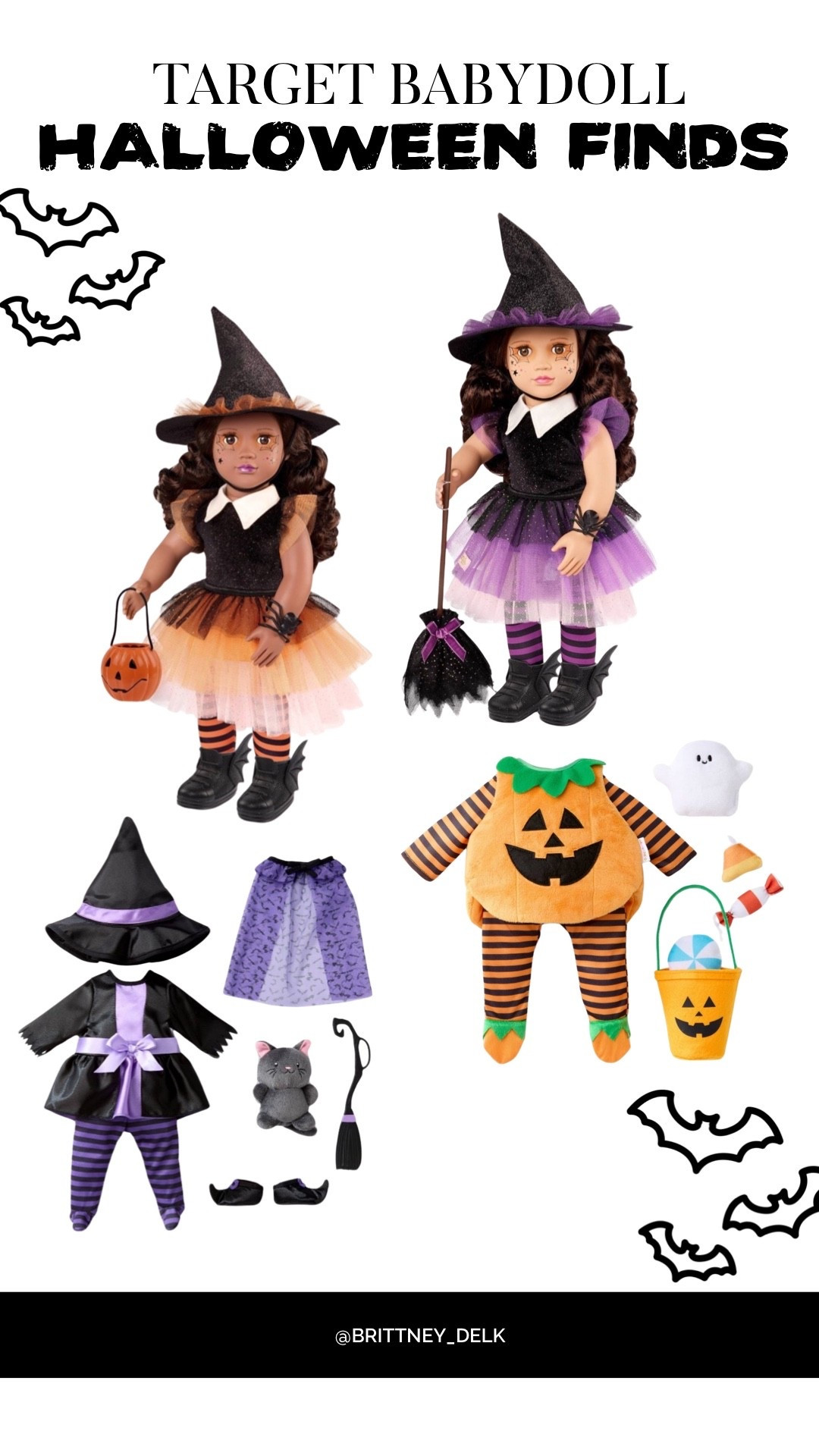 Adorable dolls and accessories for Halloween 😍✨💜 

#LTKBaby #LTKKids #LTKFamily