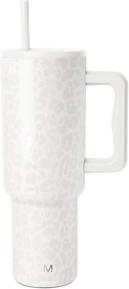 Simple Modern 40 oz Trek Tumbler with Handle and Straw Lid | Cup Holder Friendly Insulated Stainl... | Amazon (US)