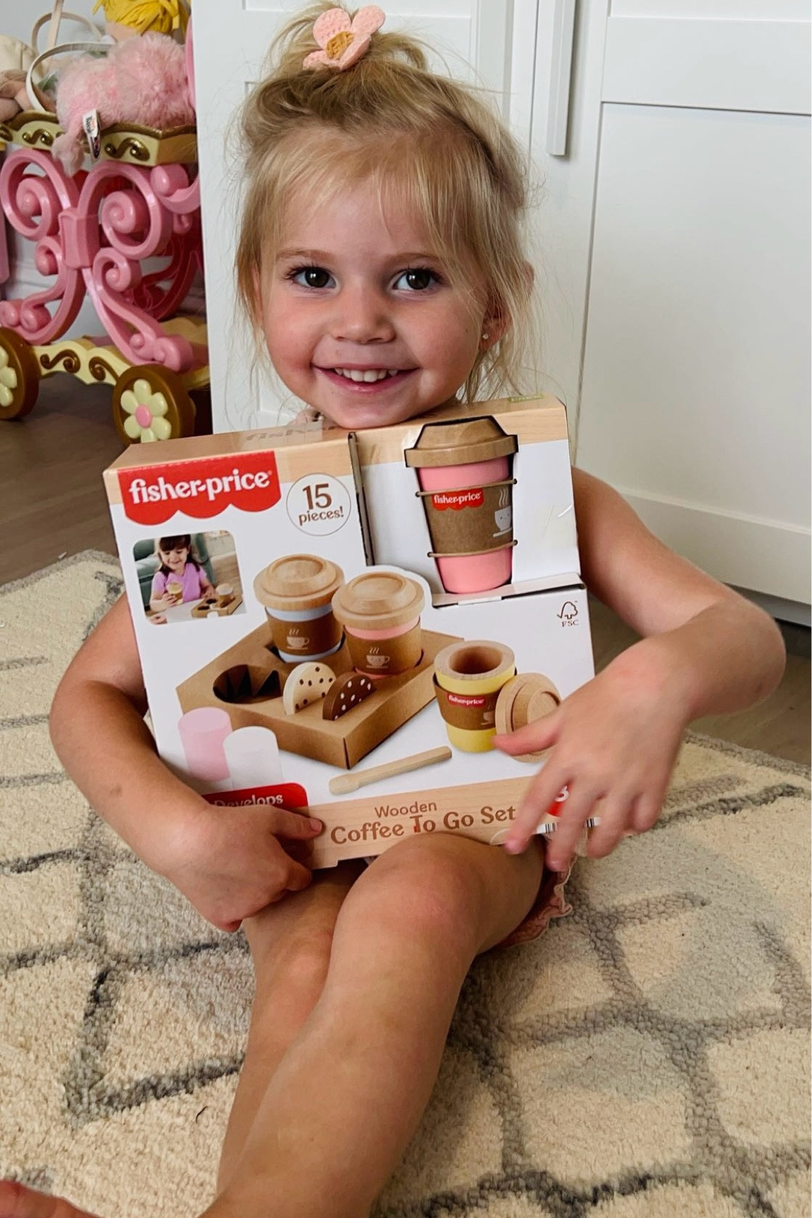 The cutest wooden fisher price coffee set and their new collection of toys at Walmart ☕️
wooden toys/ fisher price/ walmart/ walmart toys/ play kitchen/ pretend play/ toddler toys

#LTKBaby #LTKFamily #LTKKids