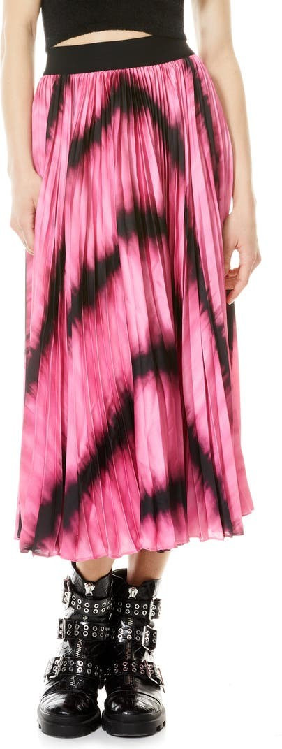 Katz Tie Dye Sunburst Pleated Skirt | Nordstrom