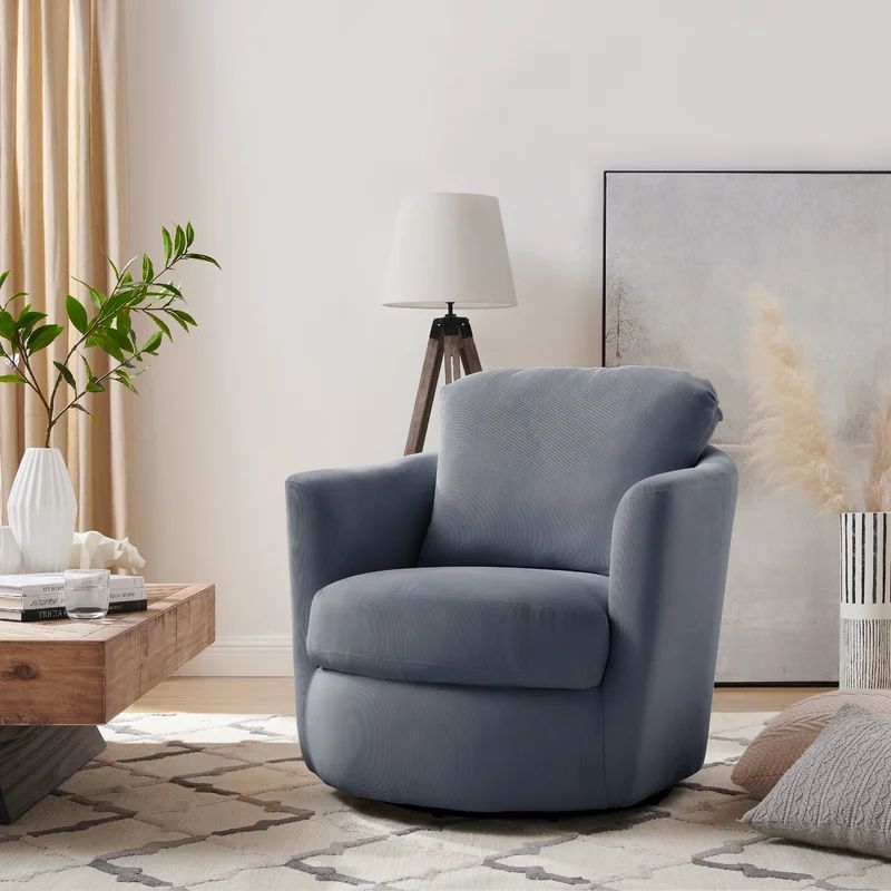 32.3" Wide Swivel Armchair | Wayfair North America