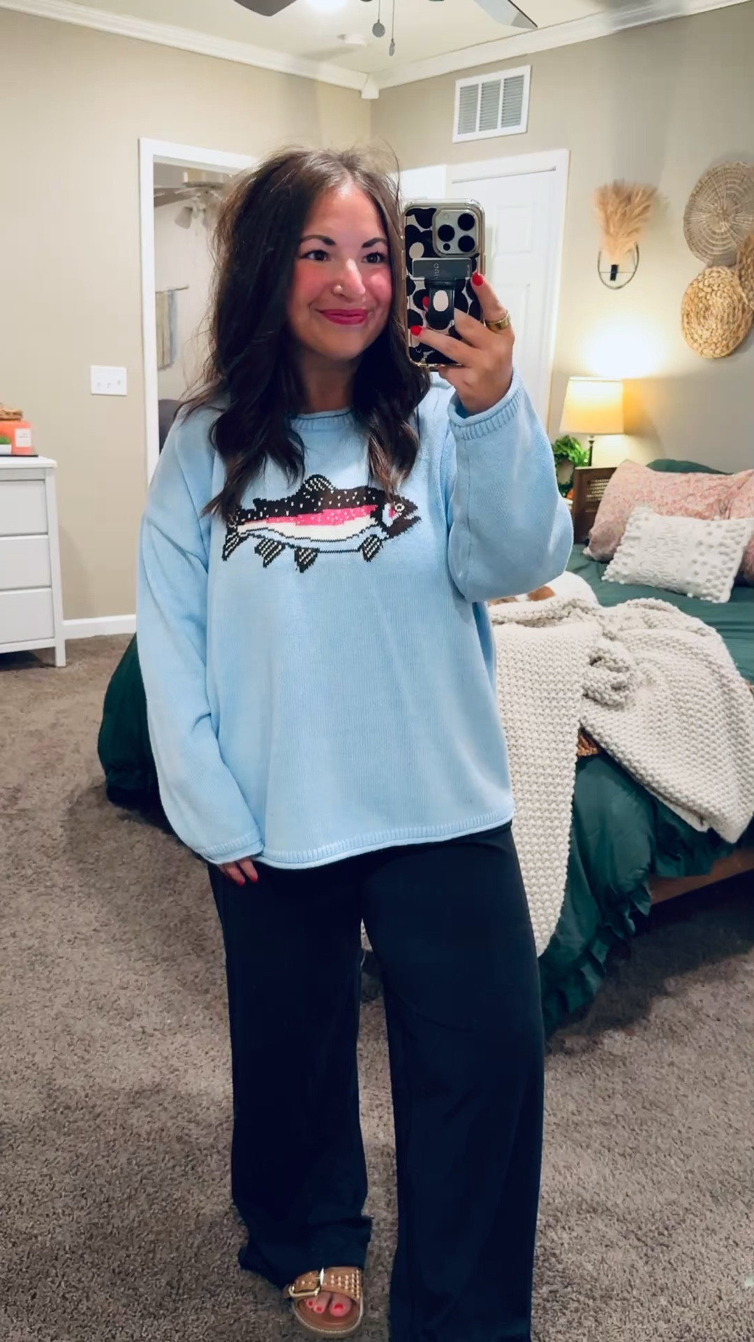 a fun little pop for spring 💛 this target sweater is lightweight, comfy, and perfect for those in-between days—easy to pair with denim or dress up for the classroom!

sandals: fit true to size // wearing a 5
pants: fit true to size // wearing a large (too long for me, I’m 5’)
sweater: fits true to size // wearing a large 

 

#LTKootd #LTKMidsize #LTKWorkwear