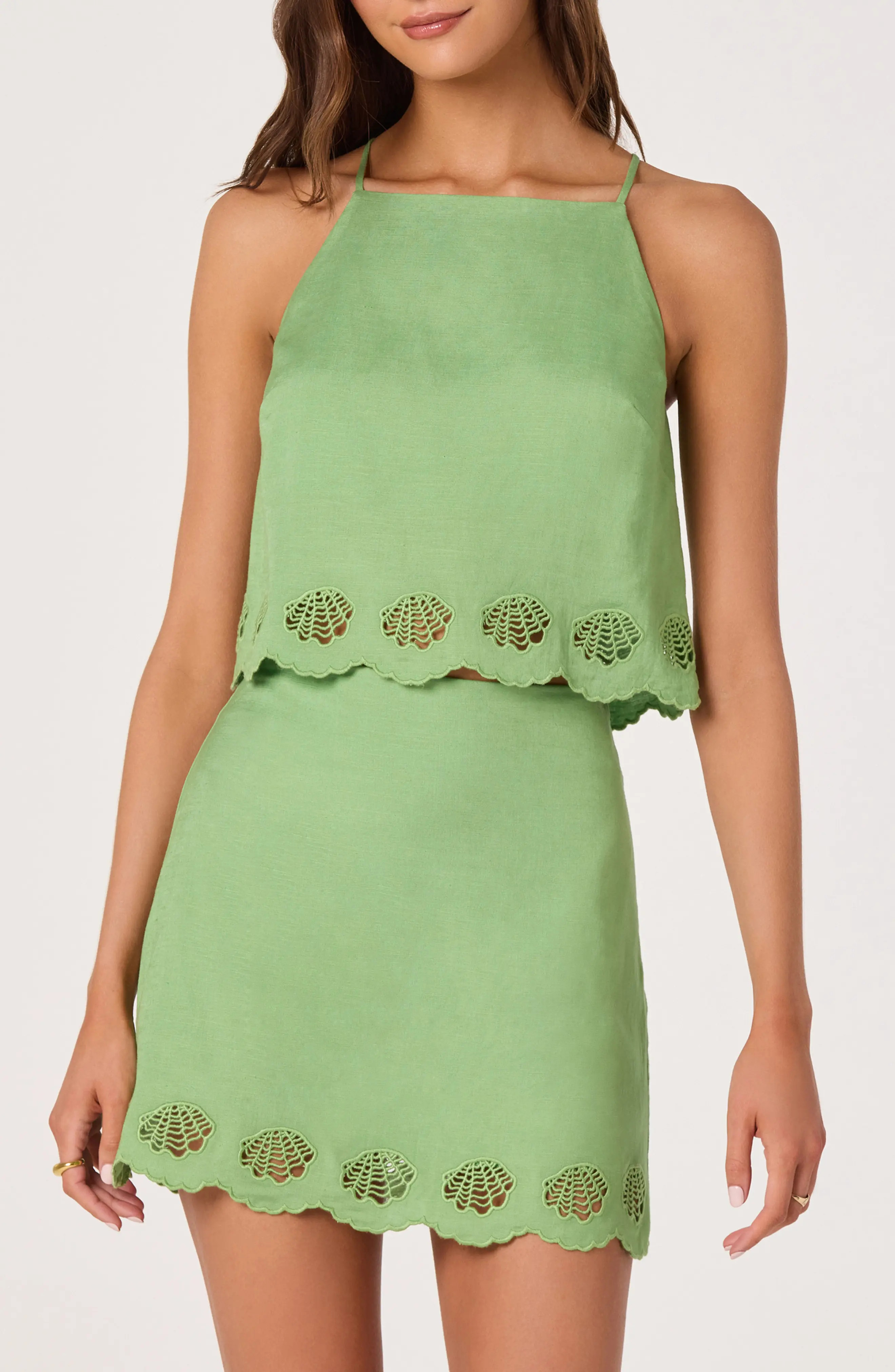 Taniya Crop Embroidered Top (Women) | Nordstrom | Nordstrom