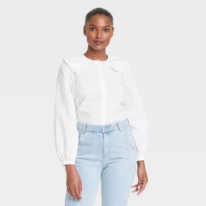 Women's Long Sleeve Blouse - Who What Wear | Target