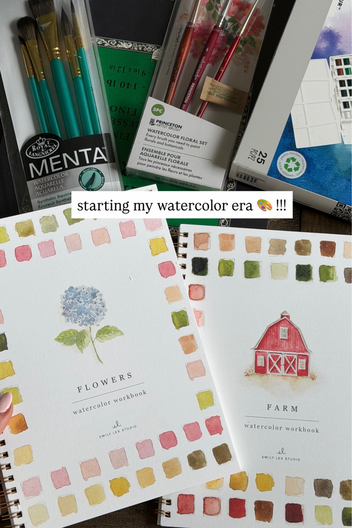 watercolor supplies! we’re being crafty this summer instead of scrolling 🪄 

#LTKselfcare #LTKSaleAlert #LTKHome