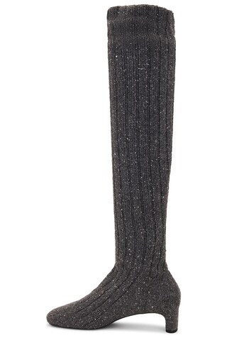 Jeffrey Campbell Knit Boot in Grey from Revolve.com | Revolve Clothing (Global)