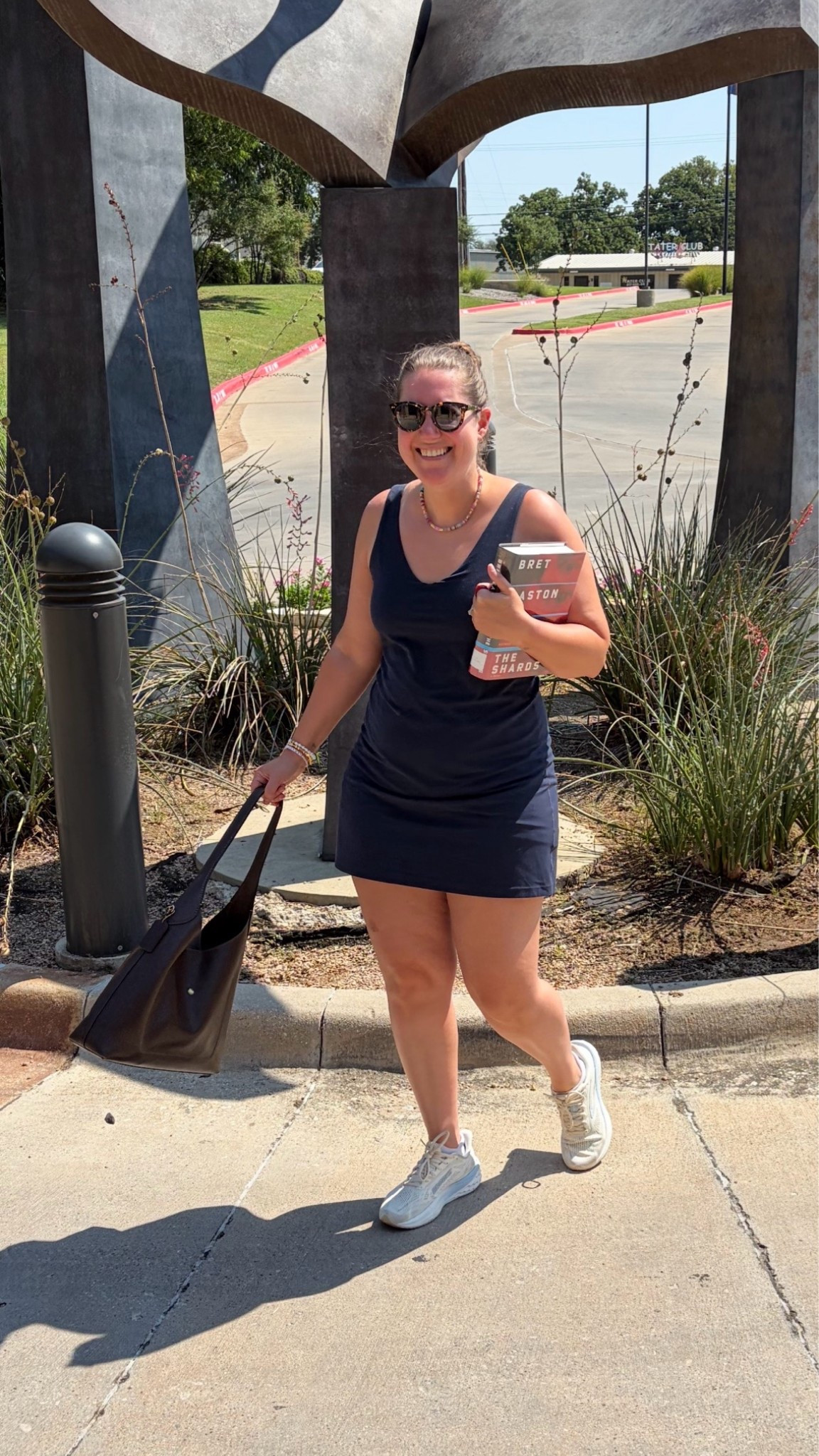 I bought this dress to wear at Walt Disney World and I did but I have no photos of it. So here I am at the library, checking out ‘The Shards’ so I can read it before the show adaptation airs.

#LTKootd #LTKmomlife #LTKdayinmylife