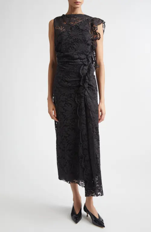 A.L.C. Astrid Lace Maxi Dress in Black at Nordstrom, Size 6 | Nordstrom