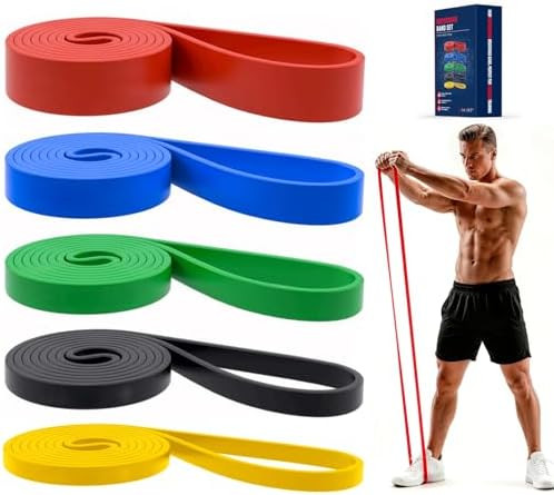 Pull Up Bands, Resistance Bands Set, Exercise Workout Bands for Men & Women, Ideal for Body Stret... | Amazon (US)