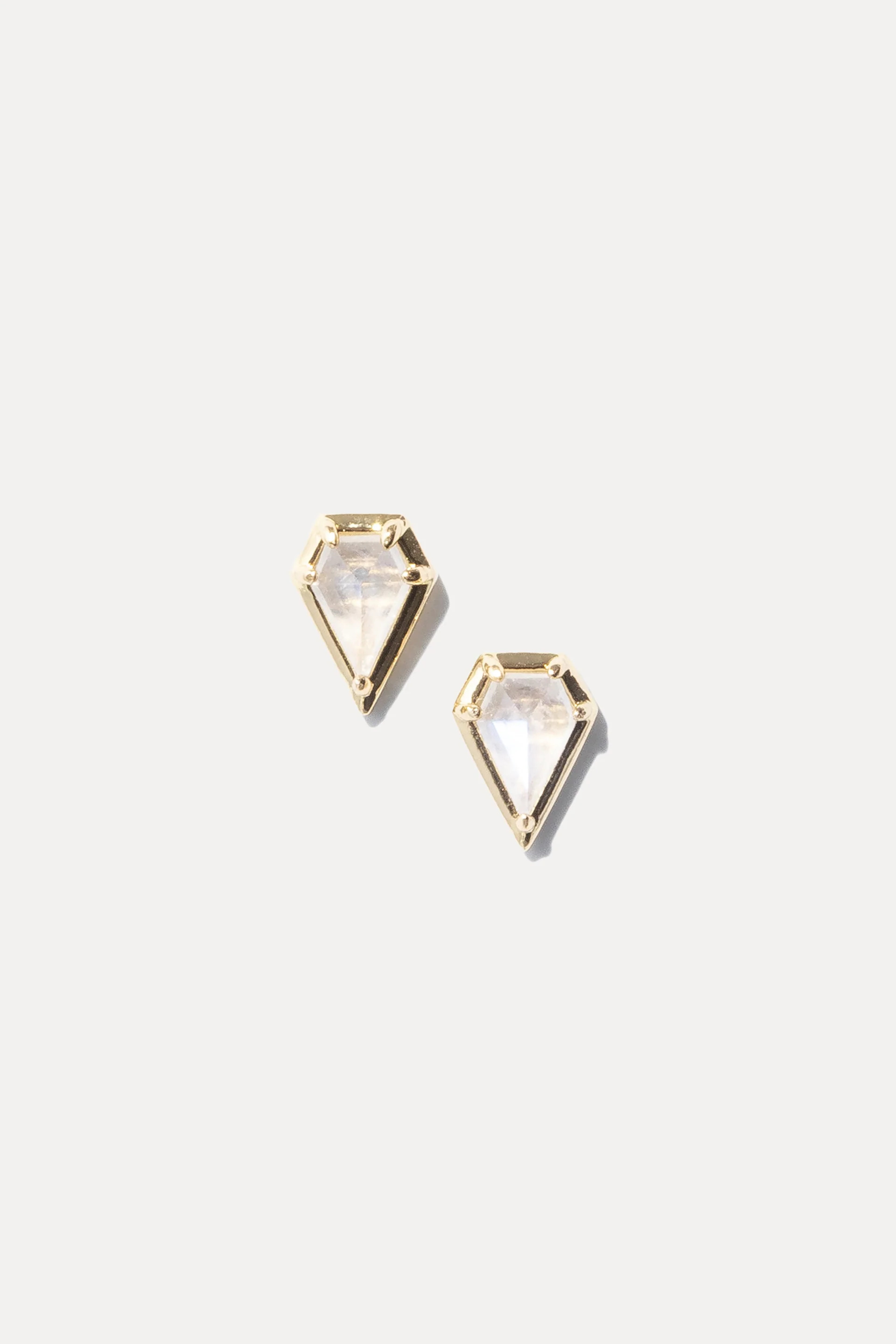 Moonstone Drop Studs | Miranda Frye Inc.