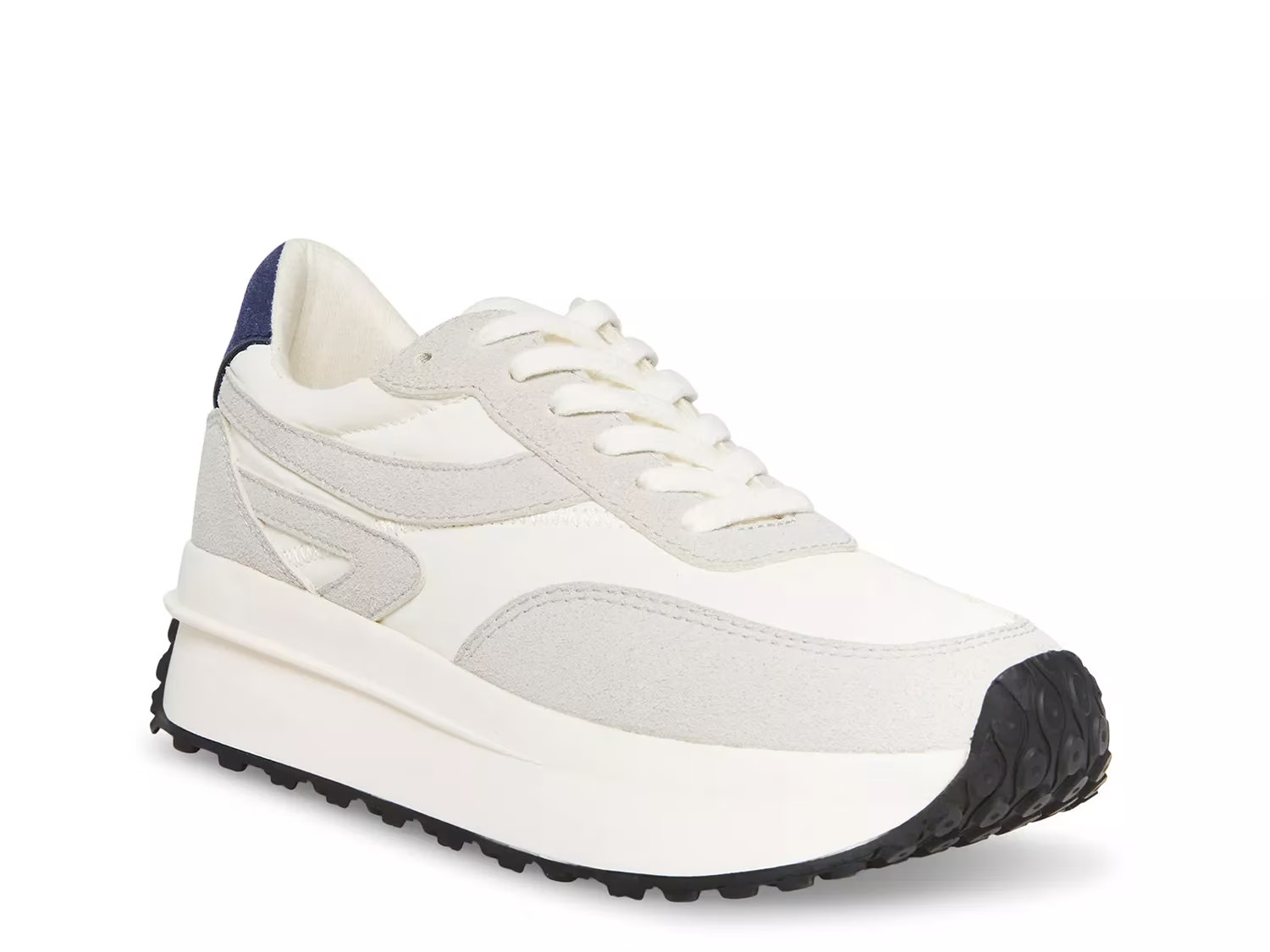 Steve Madden Actions Retro Sneaker | Women's | White | Size 8 | Sneakers | Platform | Wedge | DSW