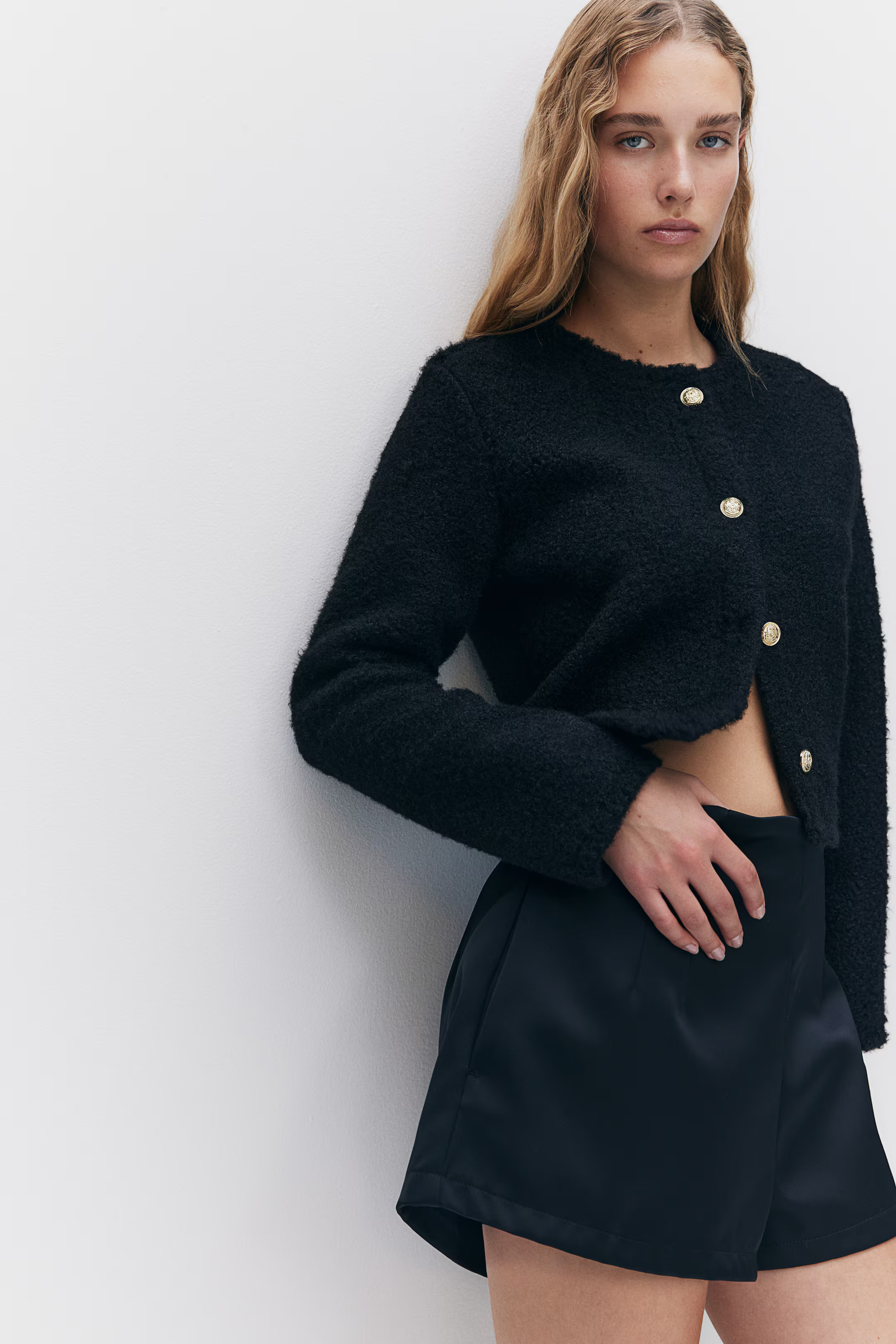 Bouclé-Weave Cardigan | H&M (US + CA)