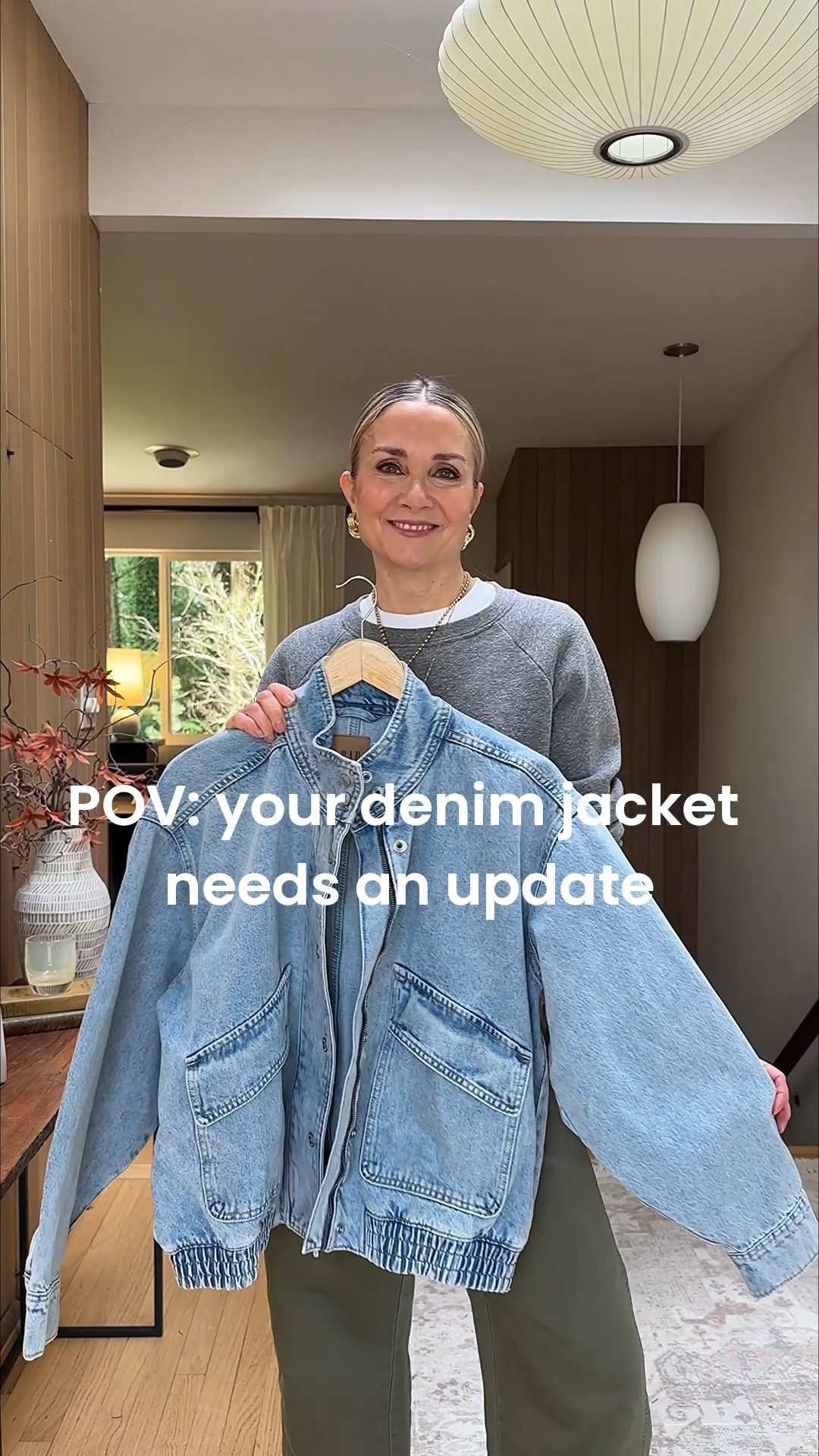 My trusty denim jacket is one of my most worn spring & summer layers! When it’s not feeling modern, it’s time for a refresh✨

Found this one at @gapstyle and it was an immediate yesss👌🏼 The funnel neck, oversized fit, and silhouette is just the update my outfits needed! 

My jacket is limited in sizes but I’ve linked similar jackets I love. 

Spring outfit, Aritzia lodge pant, yellow sweater, olive pants, weekend outfit, office outfit, work outfit 

#LTKTravel #LTKOver40 #LTKgrwm