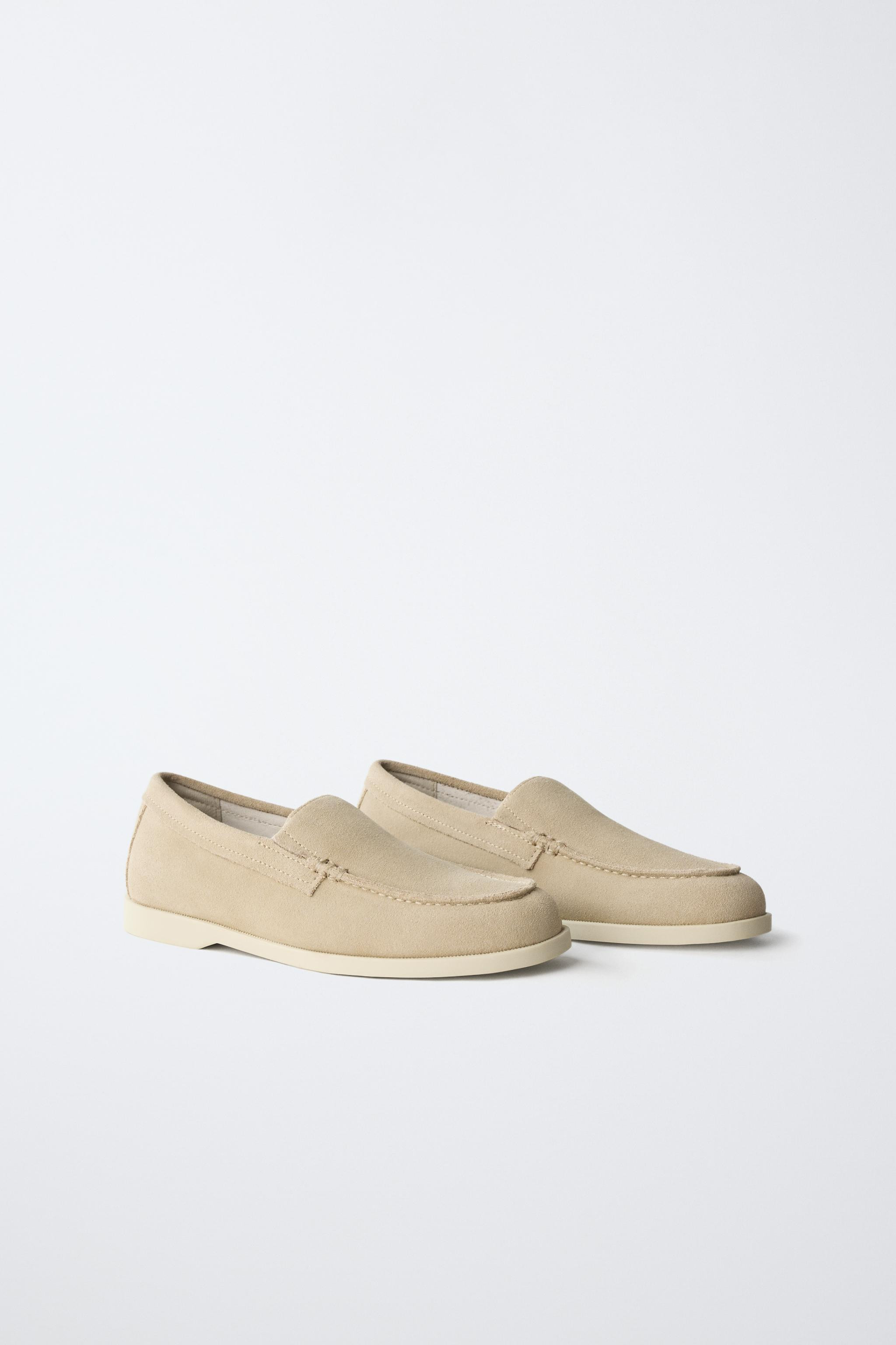 LEATHER DECK SHOES | Zara US
