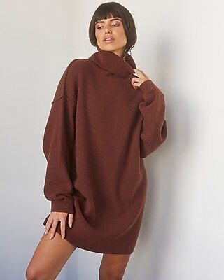 CRESCENT Nadin Turtleneck Sweater Dress | Express