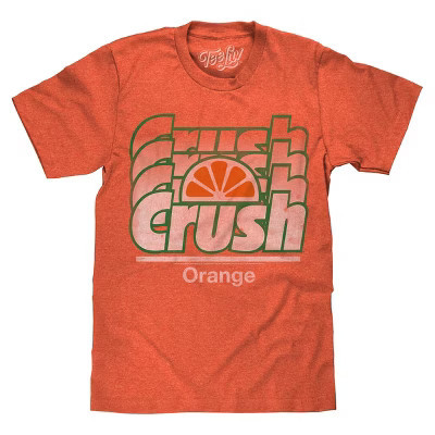 Tee Luv Crush Orange Drink T-Shirt - Orange Small | Target