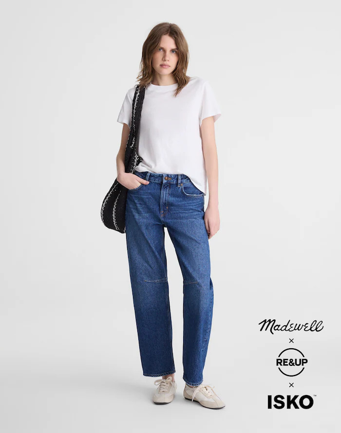 Circular Darted Barrel-Leg Jean | Madewell