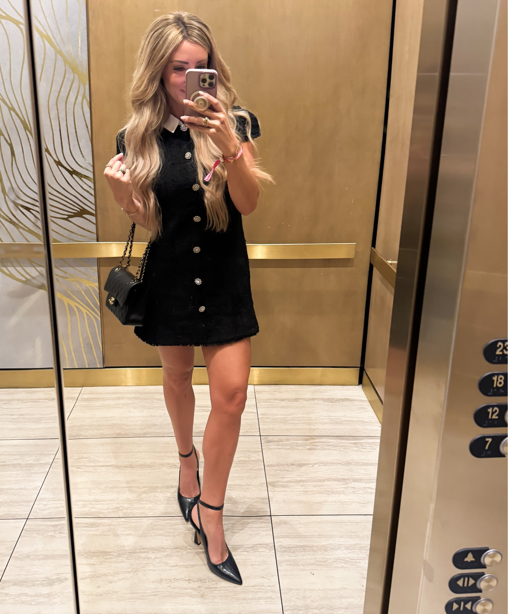 Quick elevator photo of my ootd! 

Ootd, fashion, Amazon heels, pumps, tweed mini dress, style, outfit of the day, shoes, dresses 

#LTKStyleTip #LTKShoeCrush #LTKBeauty