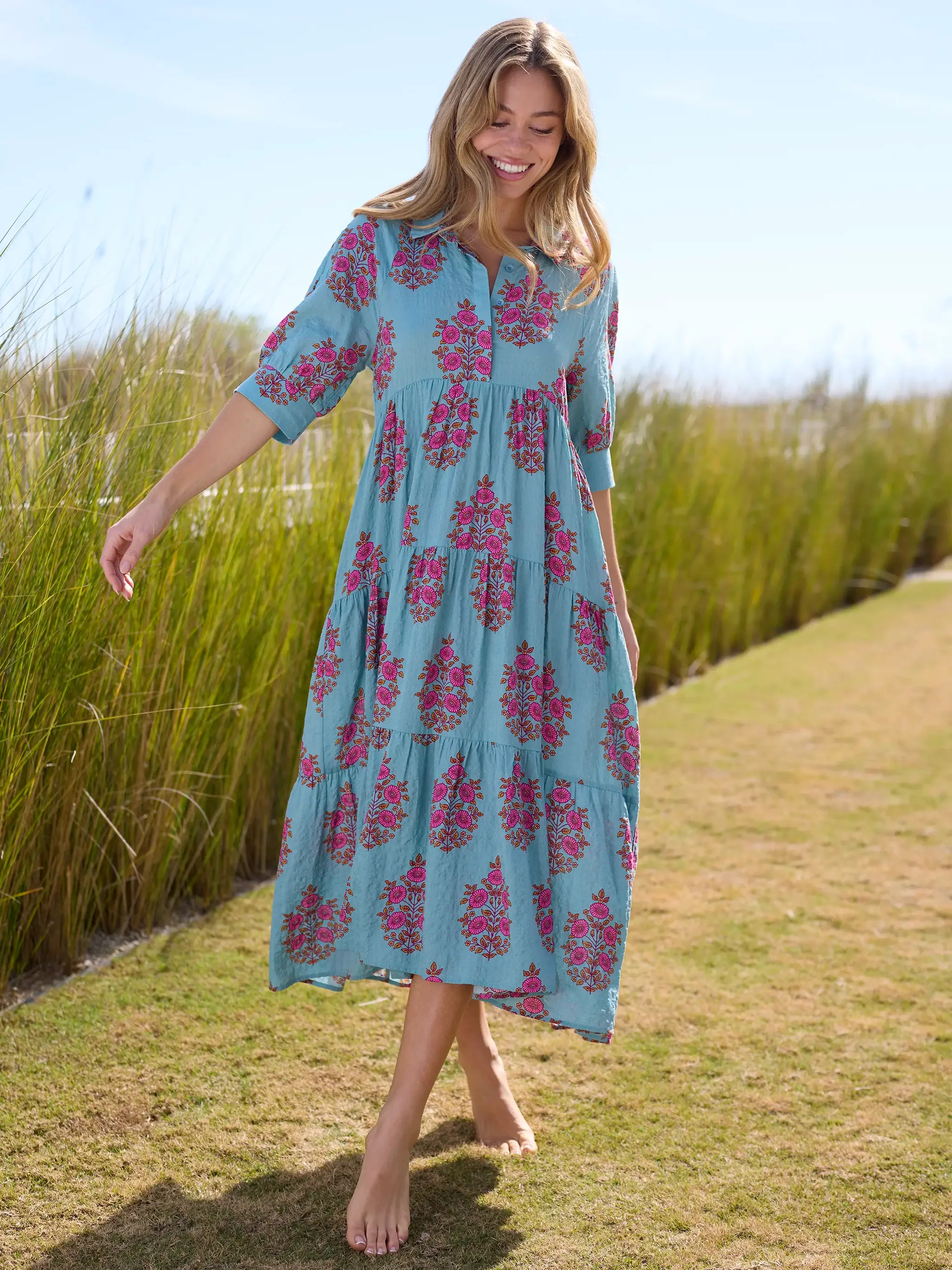 Rebecca Midi Dress | Natural Life