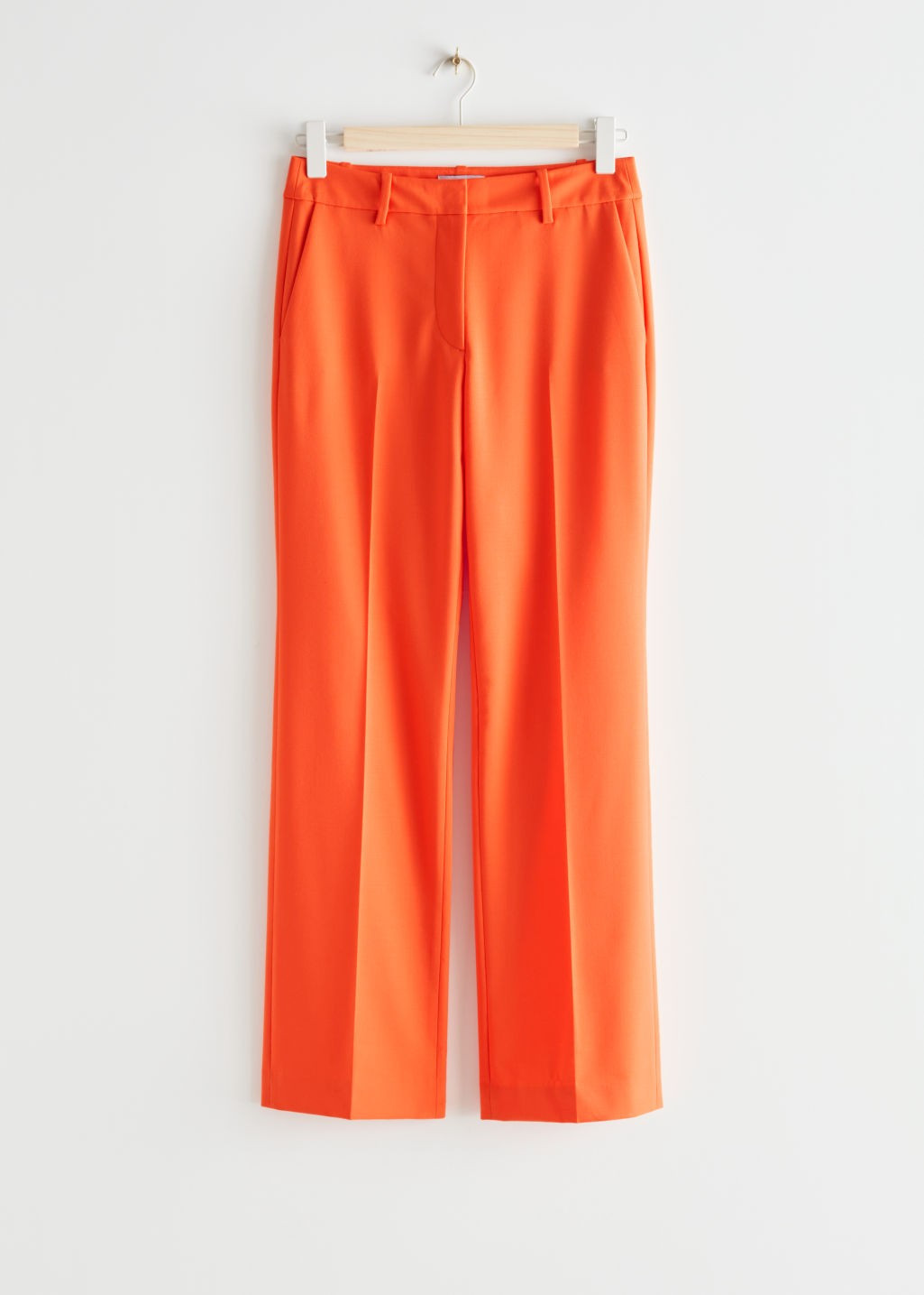 Straight Low Waist Trousers - Orange | & Other Stories (EU + UK)