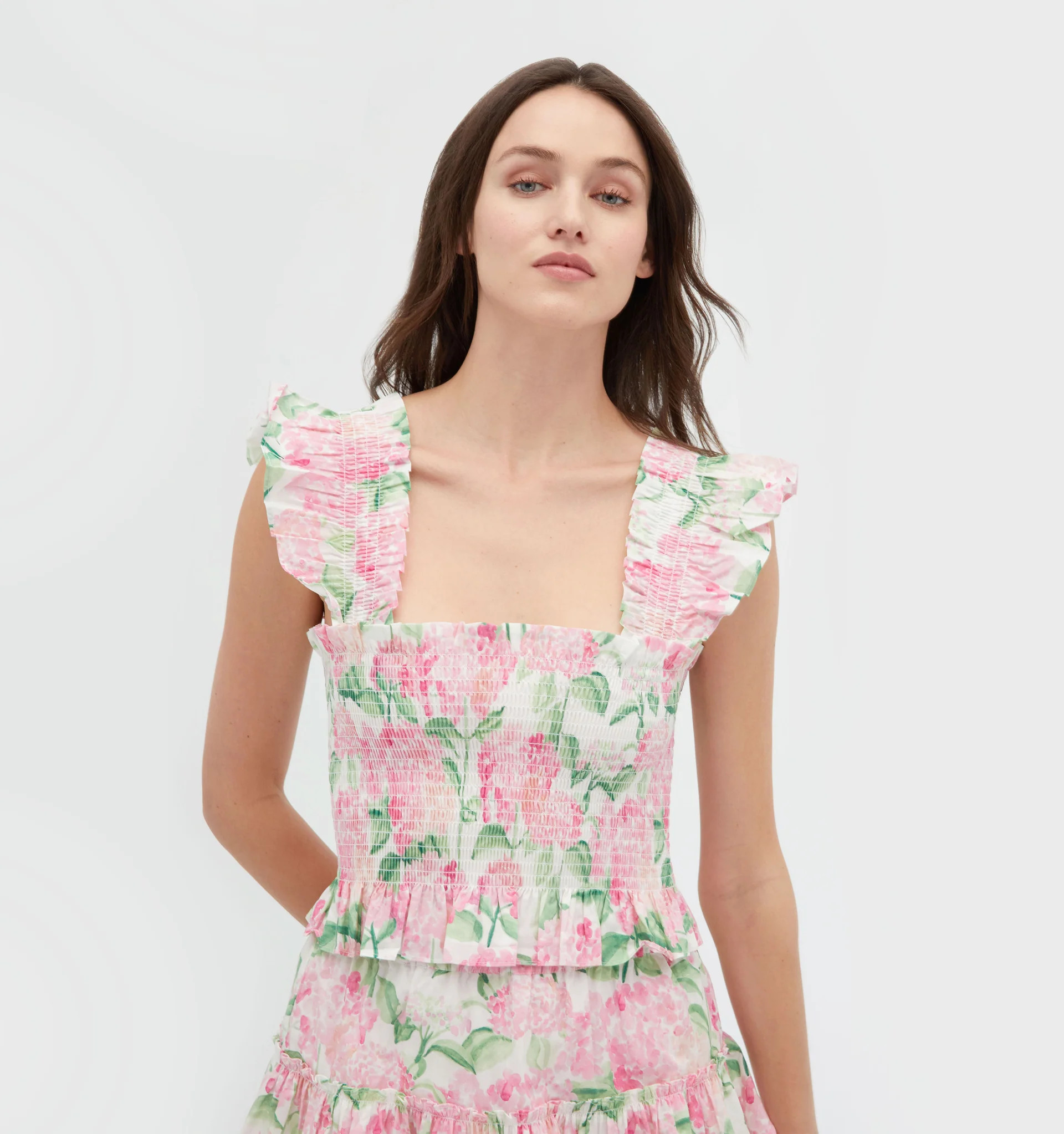 The Paz Skirt - Pink Hydrangea | Hill House Home