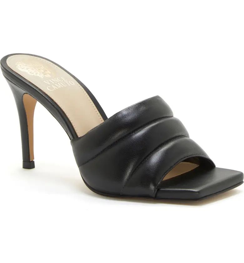 Candriea Quilted Square Toe Sandal | Nordstrom