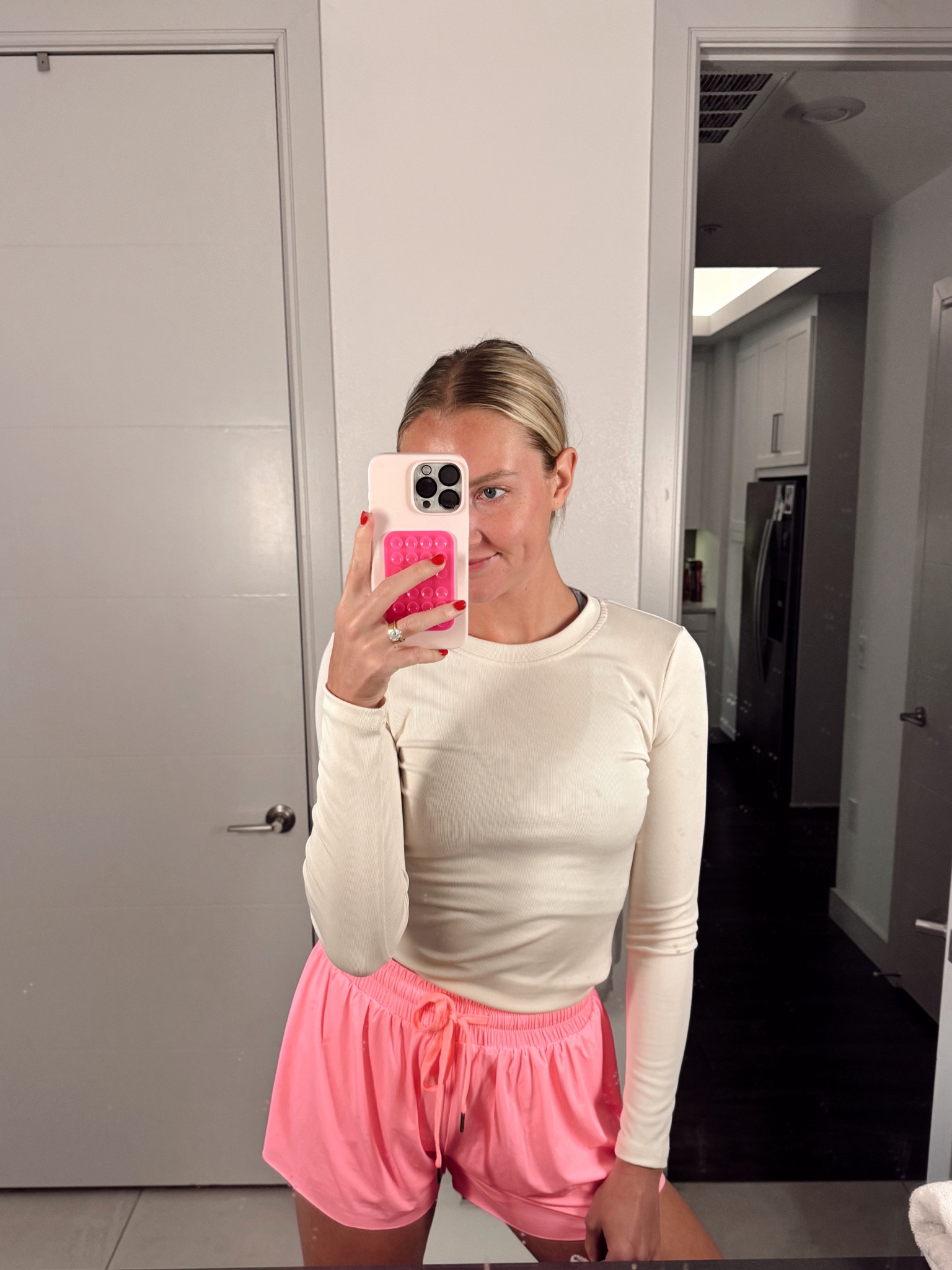 pink running shorts from amazon 🩷 runs tts 

#LTKActive #LTKfindsunder50 #LTKfitness