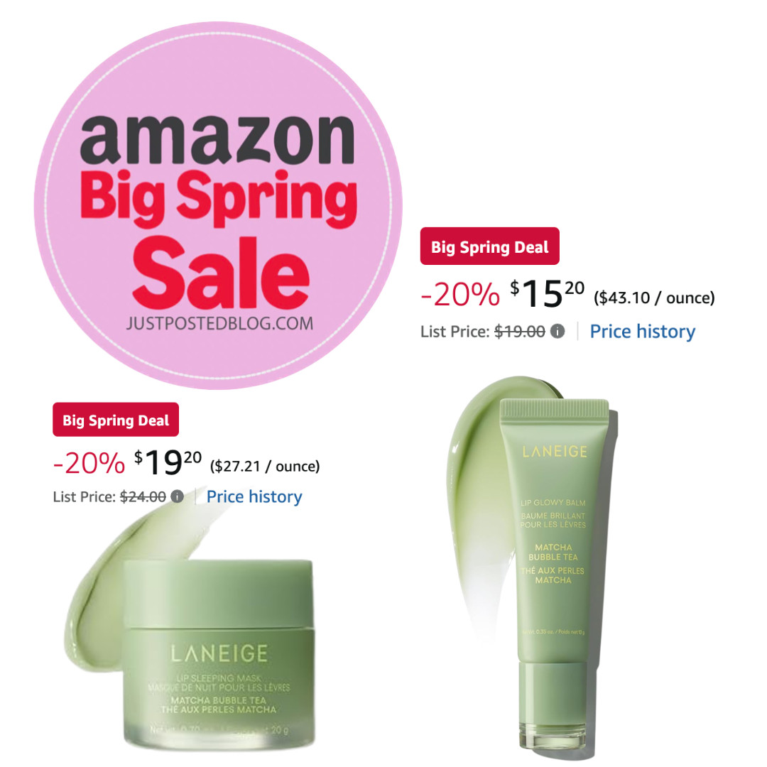 I LOVE Laneige!! The lip gloss and mask are on sale!! If you are looking for Easter basket stuffers for tweens and teens, this would be perfect!! 

 