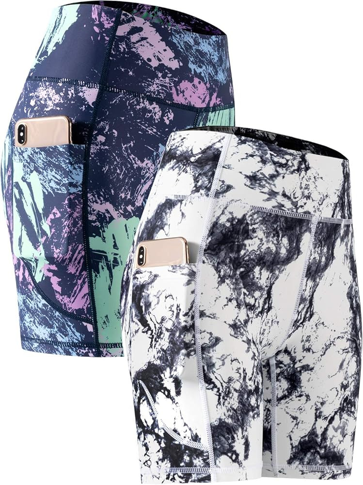 CADMUS High Waist Yoga Shorts for Women 3'' / 4'' / 6'' / 7'' / 8'' Naked Feeling Workout Running... | Amazon (US)