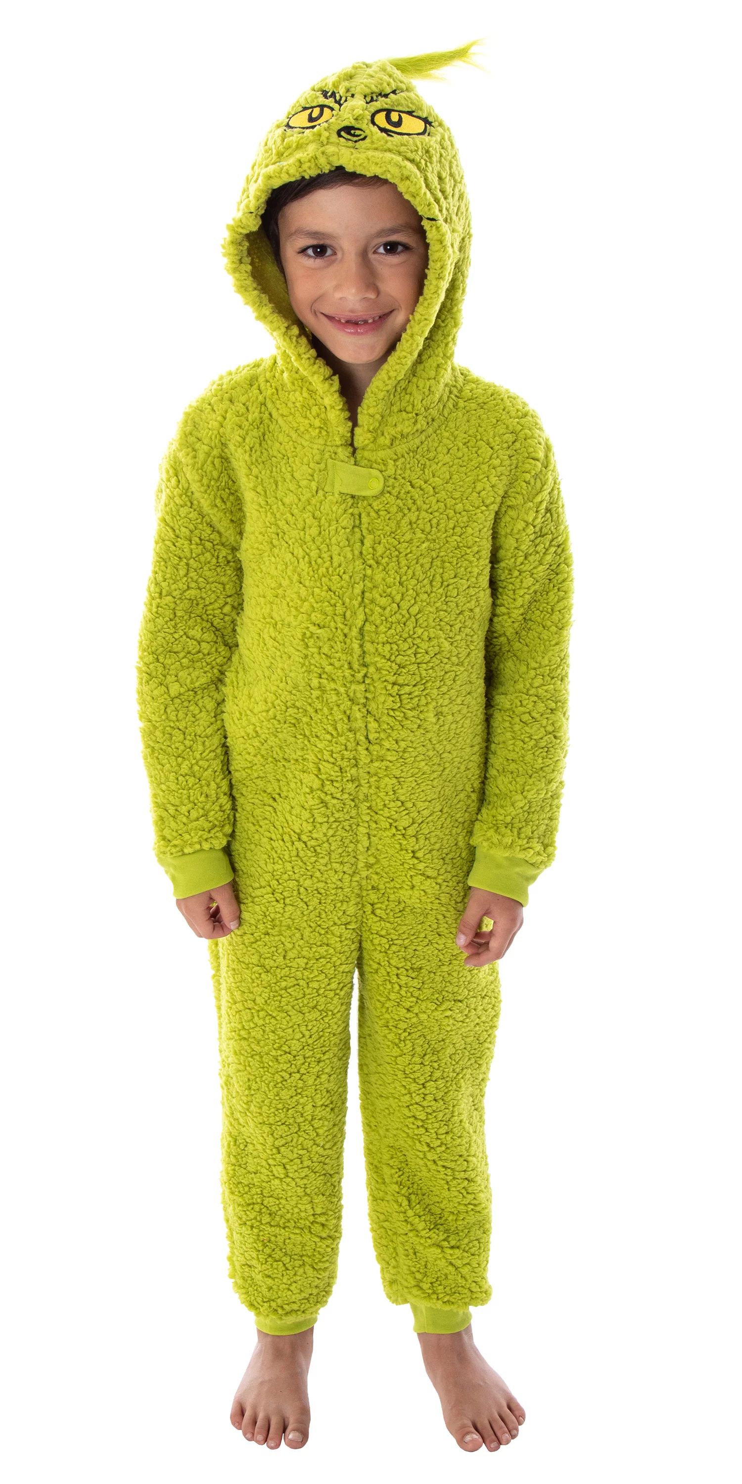 Dr. Seuss The Grinch Matching Family Costume Pajama Union Suit for Kids (10) | Walmart (US)