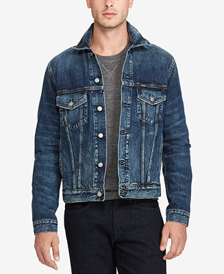 Polo Ralph Lauren Men's Denim Trucker Jacket - Macy's | Macy's
