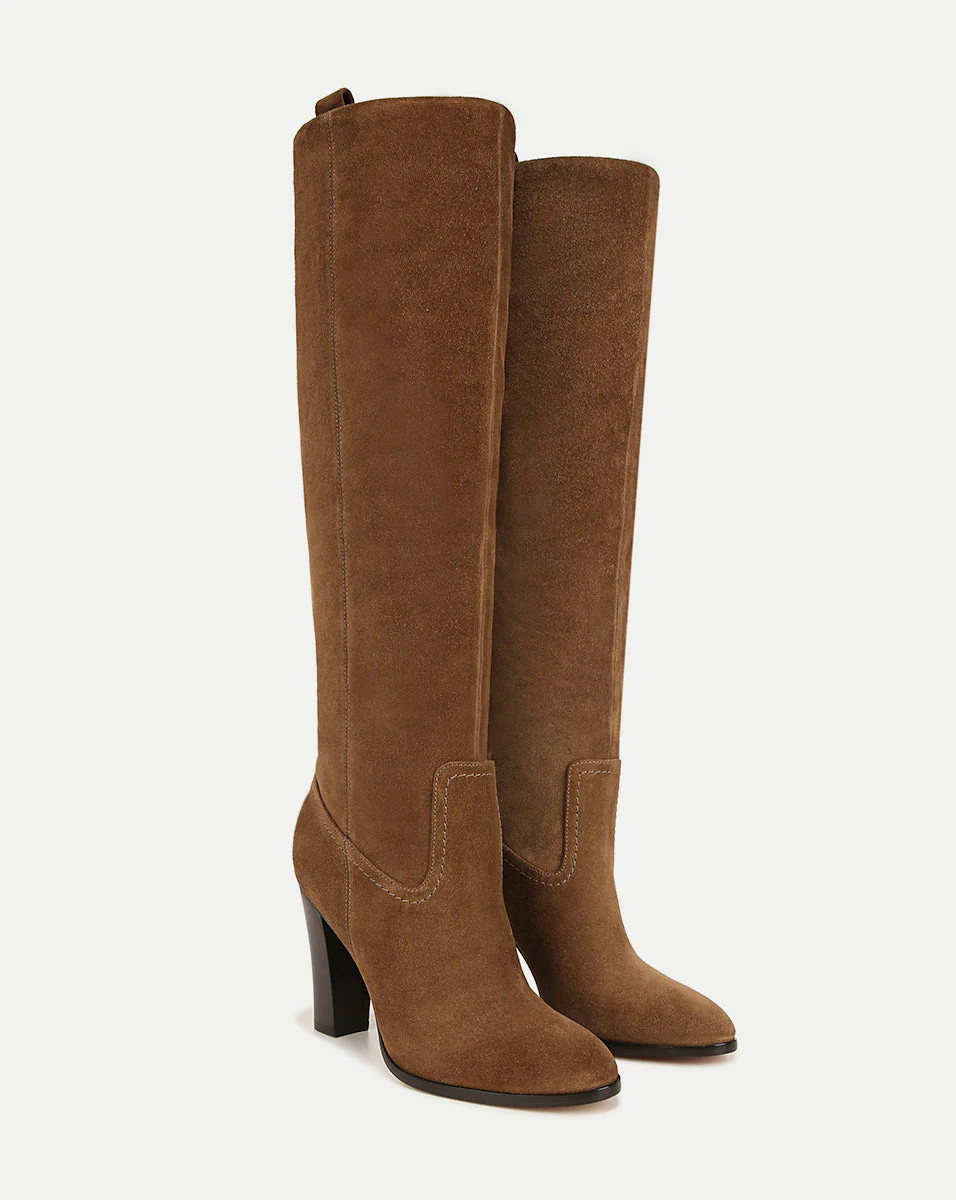 Vesper Suede Knee-High Boot | Veronica Beard