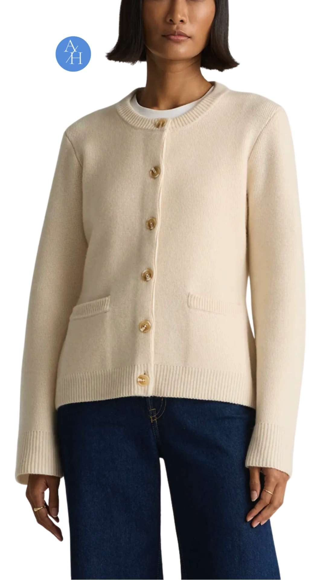 I love a cardigan that actually has shape and this one does. Super soft, close fit, and easy to layer over anything when it cools down. 

 #LTKootd #LTKOver40