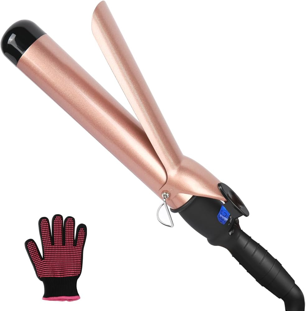 Large Barrel Curling Iron 1 1/2 inch Curling Iron, Hair Curling Wand Ceramic Curling Iron Travel ... | Amazon (CA)