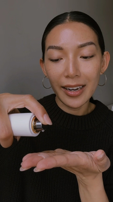 This is a skin-changing serum that is worth every penny! My skin has never felt more hydrated. It's clean, non-comedogenic, full of actives and acts as an amazing skin primer. I have fine lines on my neck and I use one pump just got my neck every morning and night and my fine lines are nearly gone, much more smoothed out. 

#LTKbeauty #LTKFind