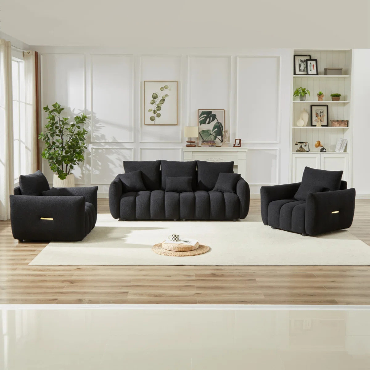 Syrene 3 - Piece Living Room Set | Wayfair North America