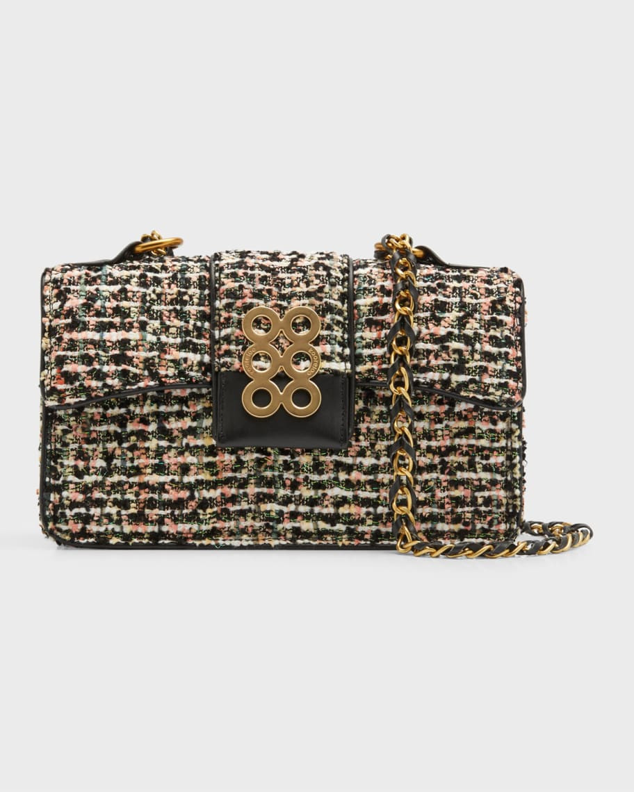 Kooreloo Soho 3.0 Flap Tweed Chain Crossbody Bag | Neiman Marcus