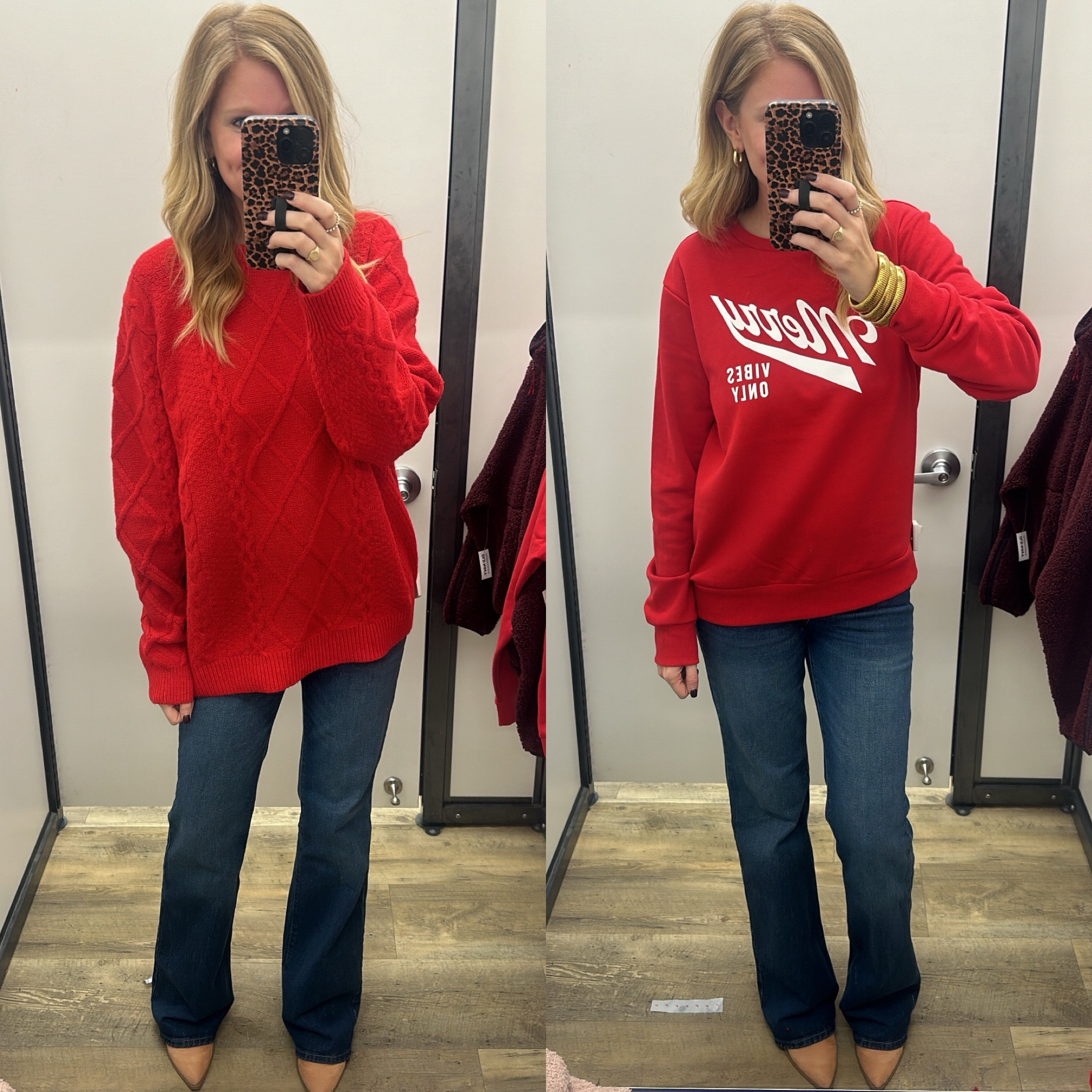 I’ve been hearing about the sweaters in the Old Navy men’s department and had to try them on for myself. AND they’re amazing! I love the patterns, they’re super soft, and the oversized fit is perfection!

I did a L in all 3 sweaters and a M in the sweatshirt. Y’all have to try these!

#oldnavy #oldnavystyle #oldnavyfinds #sweaters #mensdepartment #tryon 
