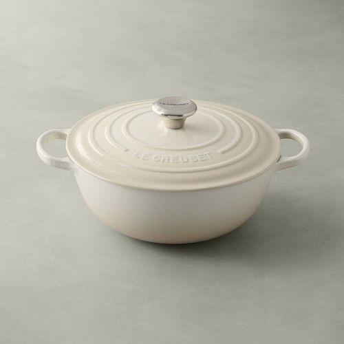 Le Creuset Enameled Cast Iron Soup Pot, 4 1/2-Qt., Meringue | Williams-Sonoma