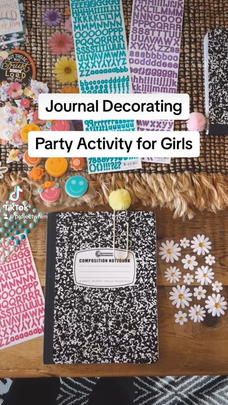 My inner tween was dying to jump in and join the girls with this Birthday Party Craft!  Journal Making was a total hit!  Such a fun and easy set up for a party!  Makes great party favors for everyone to bring home. 

#LTKkids #LTKparties #LTKMostLoved