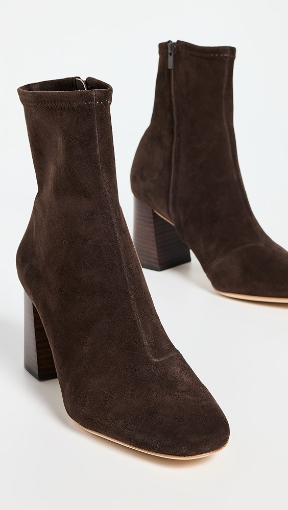 Elise Slim Ankle Booties with Block Heel | Shopbop