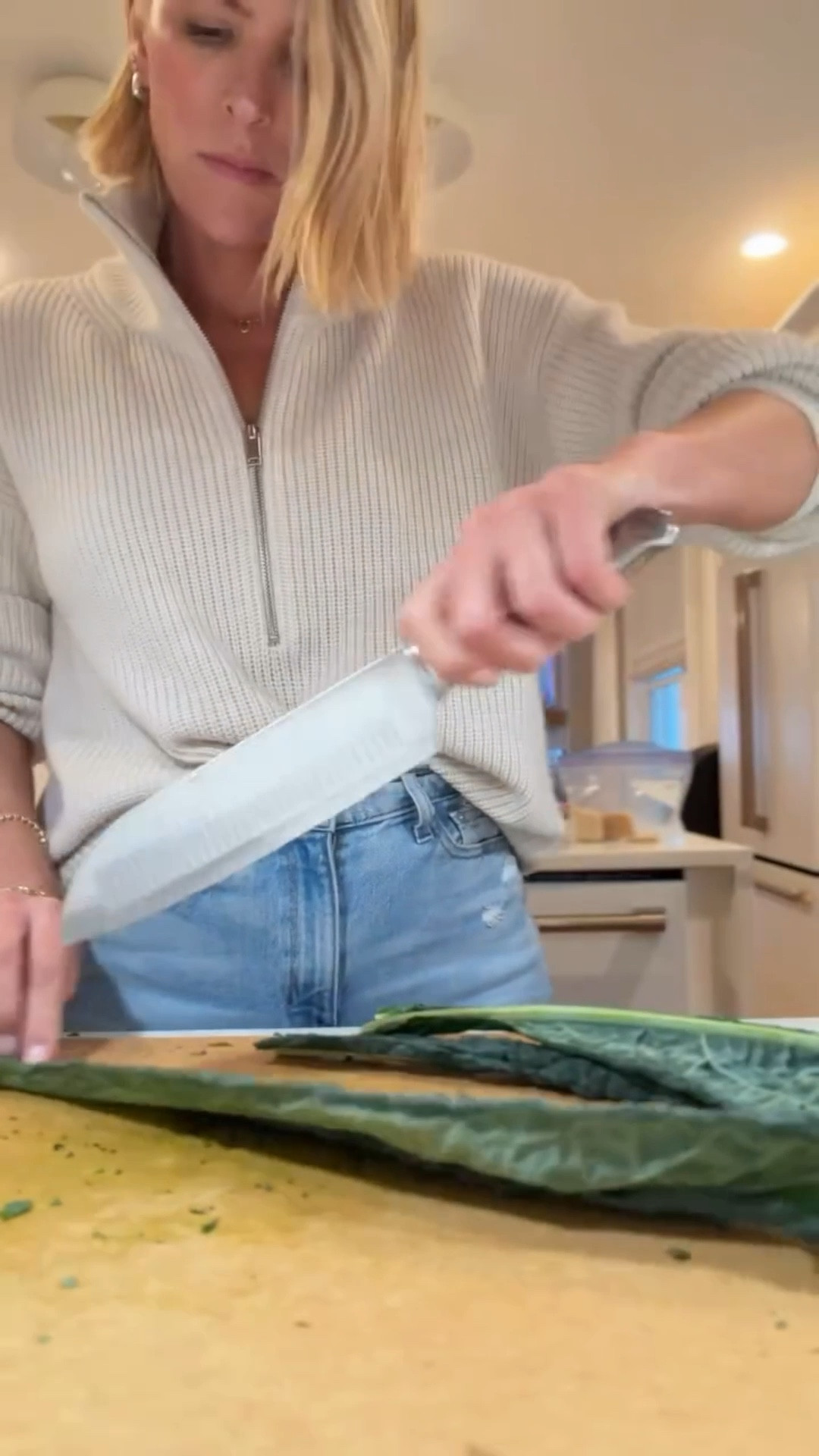 My chopped kale Caesar salad recipe! 🥬🍴
1 clove garlic, minced
1 tbsp anchovy paste 
Juice of 1/2 lemon 
Splash of white wine vinegar 
1 tbsp Worcestershire 
1/2 cup mayo
1/2 tbsp Dijon
3/4 cup freshly grated Parmesan 
Fresh cracked pepper 

 #LTKHome #LTKfoodie #LTKvlog