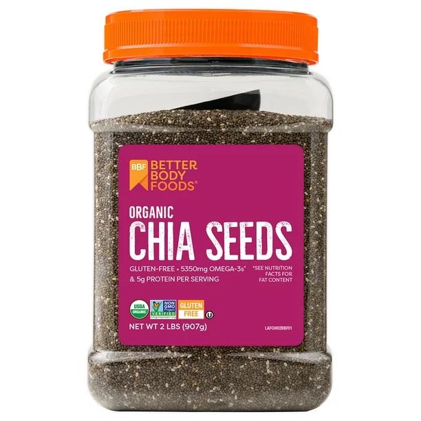 BetterBody Foods Organic Chia Seeds, 32 oz - Walmart.com | Walmart (US)