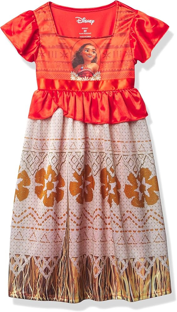 Disney Girls' Princess Dress Nightgown, Fantasy Gown, Soft & Cute Pajamas for Kids | Amazon (US)