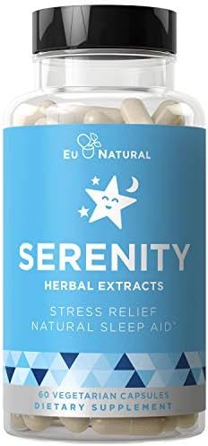 Serenity Natural Sleep Aid & Anxiety Support – Drift Off & Fall Asleep Without Being Groggy –... | Amazon (US)