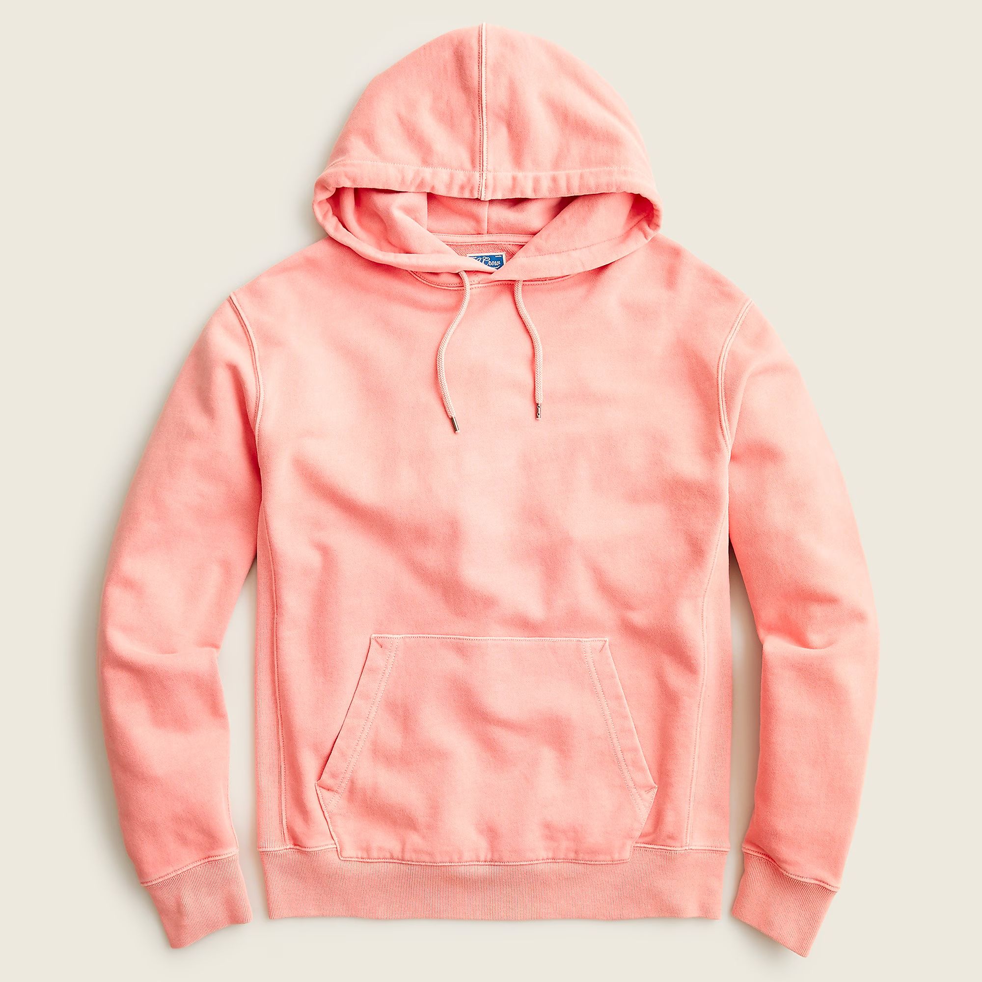 Garment-dyed french terry hoodie | J.Crew US