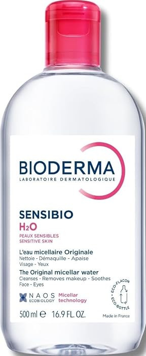 Bioderma - Sensibio - H2O Micellar Water - Makeup Remover Cleanser - Face Cleanser for Sensitive ... | Amazon (US)