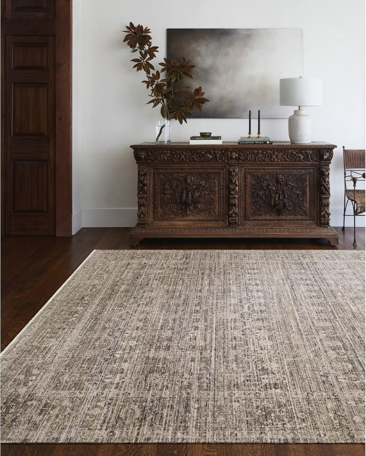 Becki Owens x Surya Margaret Area Rug, 7'10" x 10', Vintage Brown | Amazon (US)