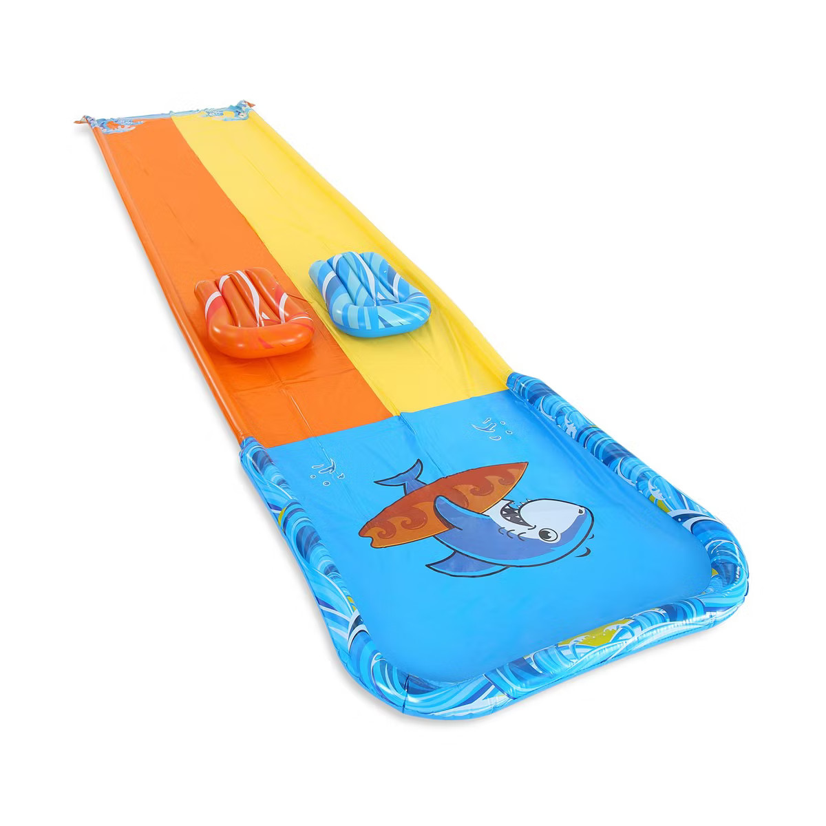 Trinity Inflatable Water Splash Slide Summer Outdoor Toys with 2 Bodyboards,Water Slide for Kids ... | Target