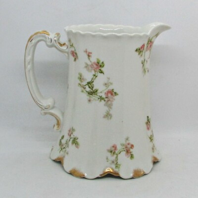 Large Haviland Pitcher - Pinkish Roses - Frontenac Schleiger 31-I No. 3 Portia | eBay US